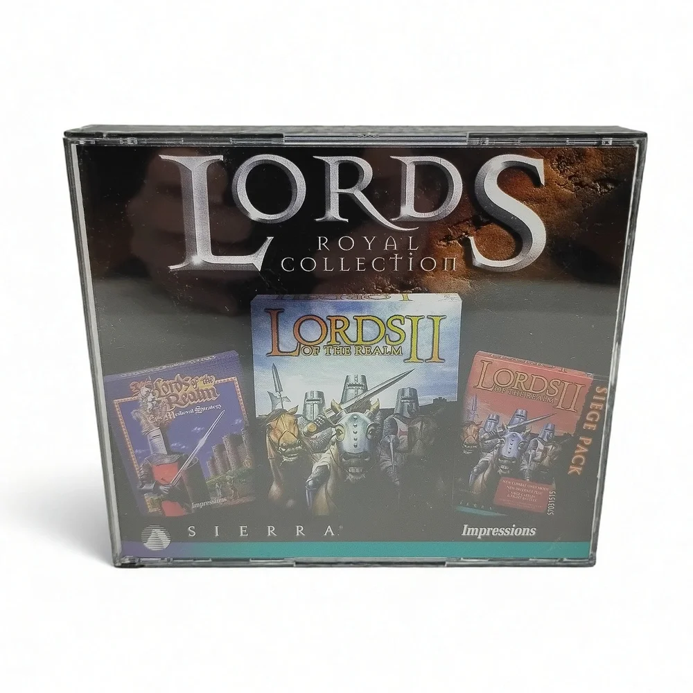 Sierra Lords of the Realm: Royal Collection 1997 Big Box 4 Disc Vintage PC